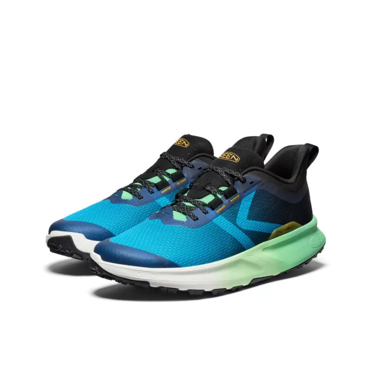 KEEN Shoes | Men's 450 Dirt Hiking Shoe   |  Blue Danube/Absinthe Green