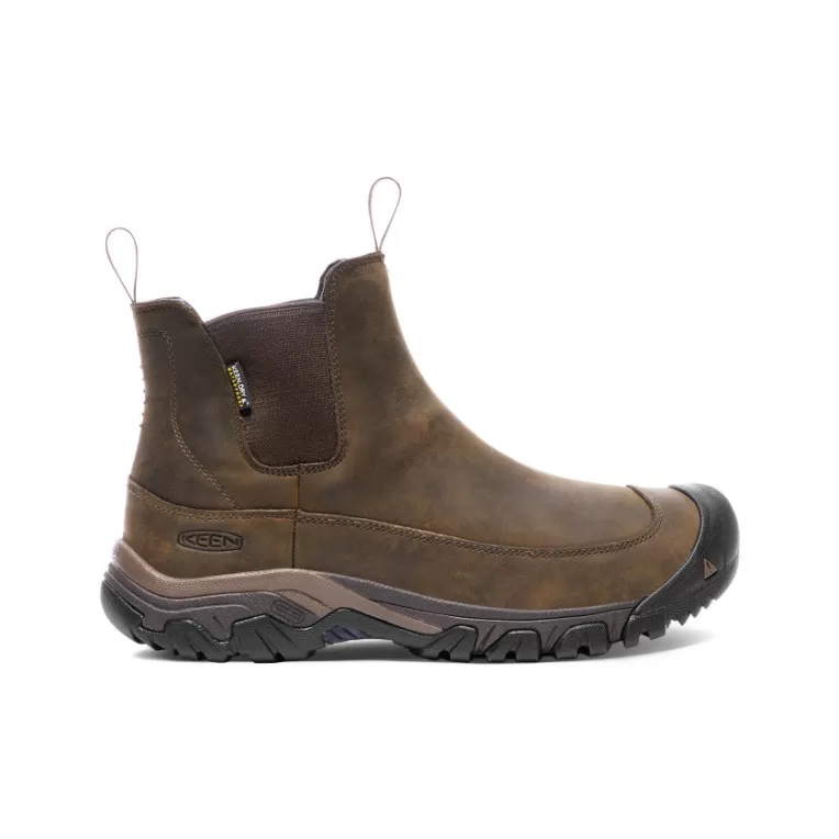 KEEN Leather | Boots | Men's Anchorage III Waterproof Boot   |  Dark Earth/Mulch