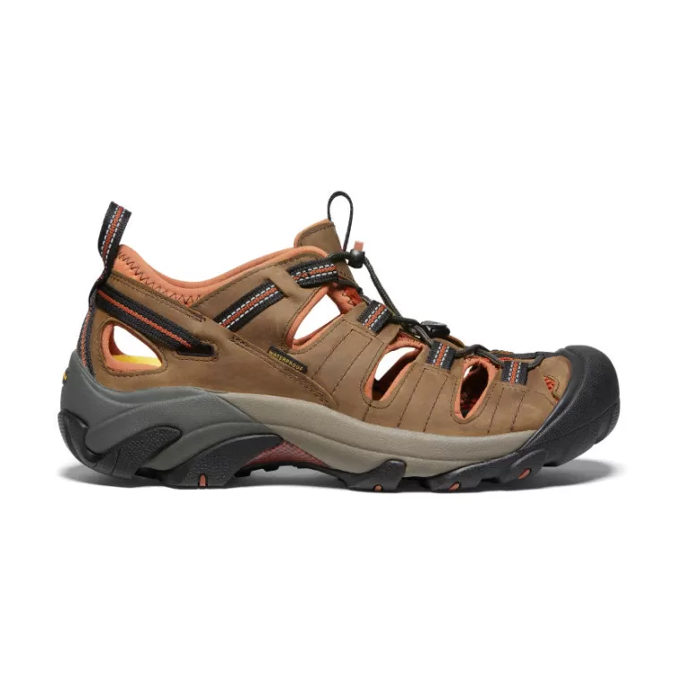 KEEN Leather | Sandals | Men's Arroyo II   |  Black Olive/Bombay Brown