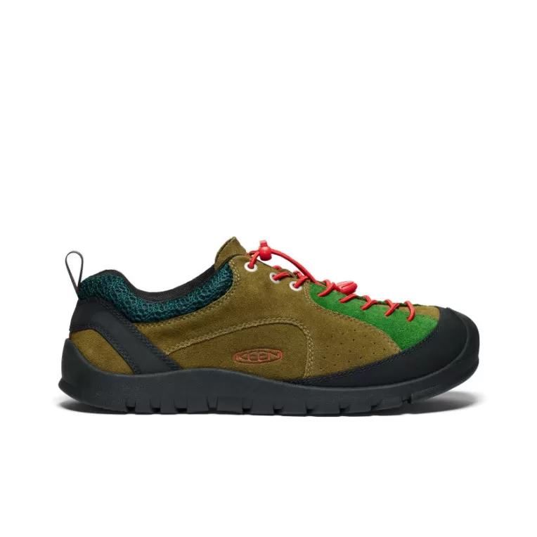 KEEN Leather | Shoes | Men's Jasper Rocks Sneaker   |  Dark Olive/Ponderosa Pine