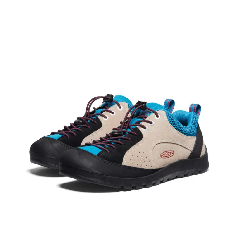KEEN Leather | Shoes | Men's Jasper Rocks Sneaker   |  Safari/Fjord Blue
