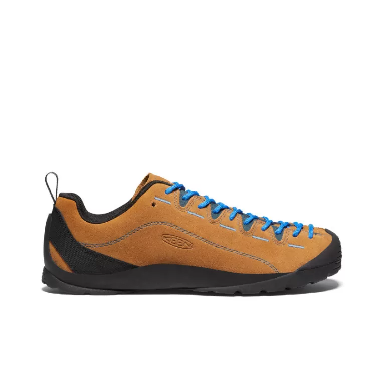KEEN Leather | Shoes | Men's Jasper Suede Sneakers   |  Cathay Spice/Orion Blue