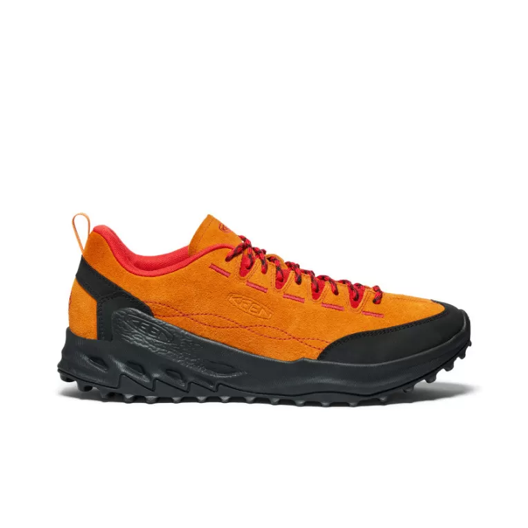 KEEN Leather | Shoes | Men's Jasper Zionic Sneaker   |  Orange Pepper/Aura Orange