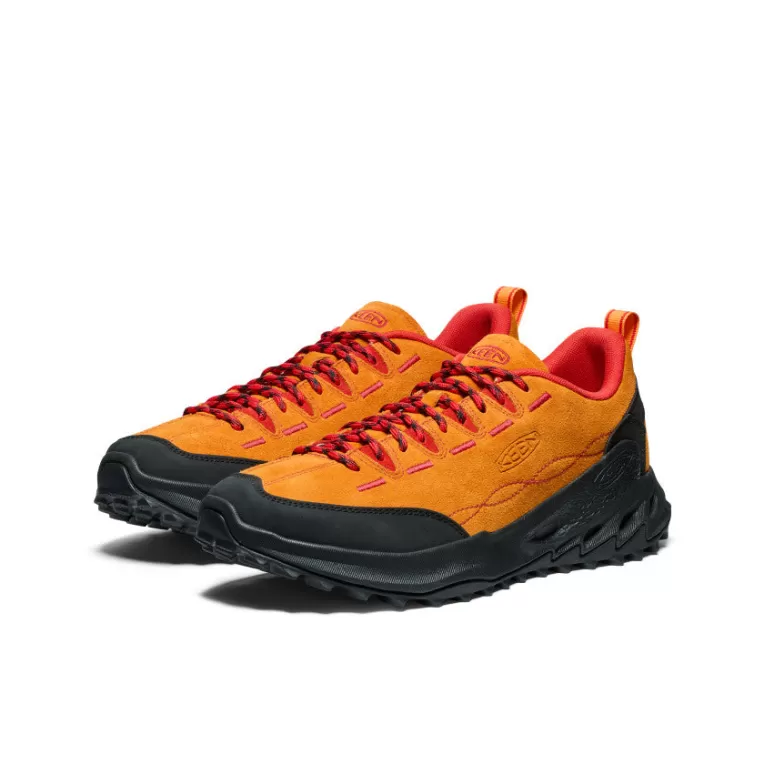 KEEN Leather | Shoes | Men's Jasper Zionic Sneaker   |  Orange Pepper/Aura Orange
