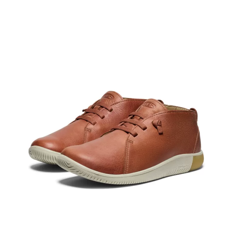 KEEN Leather | Boots | Men's KNX Chukka   |  Tortoise Shell/Plaza Taupe