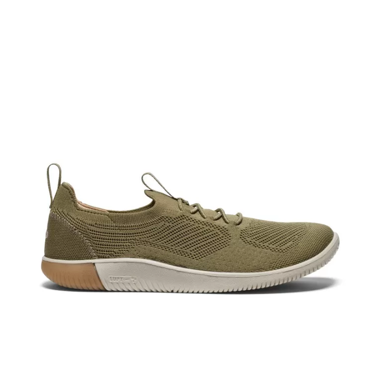 KEEN Shoes | Men's KNX Knit Sneaker   |  Martini Olive/Plaza Taupe