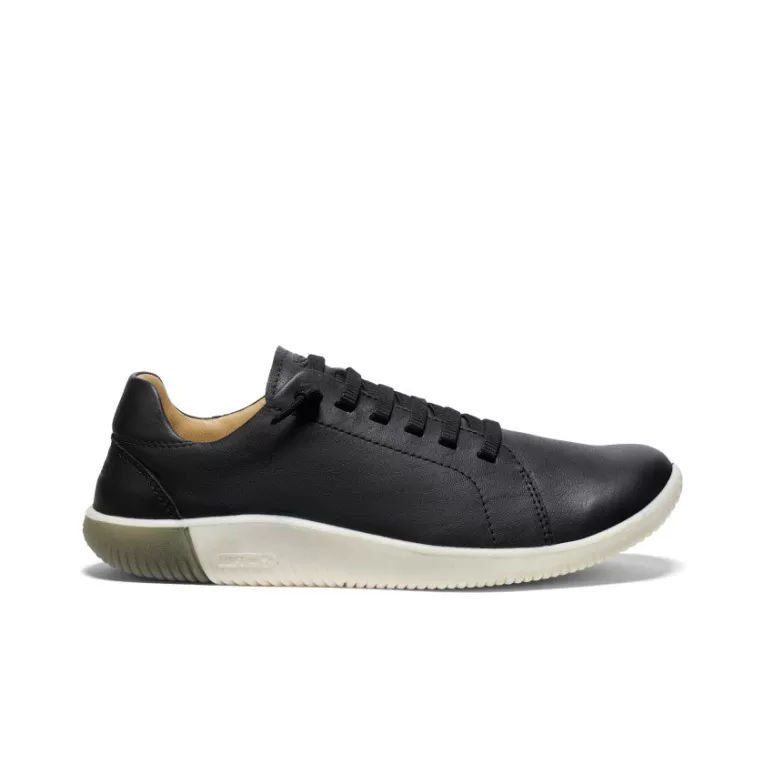 KEEN Leather | Shoes | Men's KNX Leather Sneaker   |  Black/Star White
