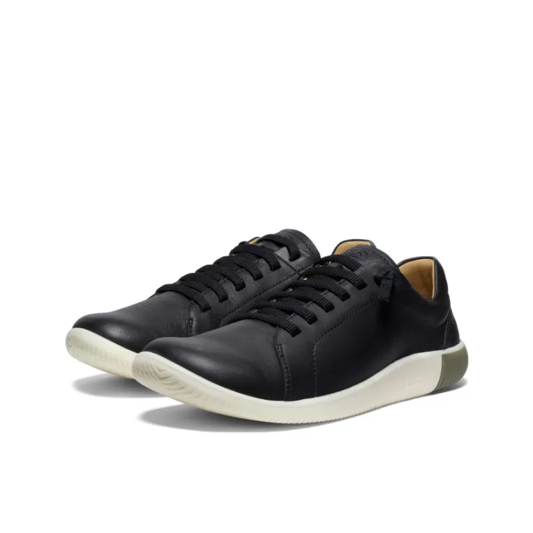 KEEN Leather | Shoes | Men's KNX Leather Sneaker   |  Black/Star White