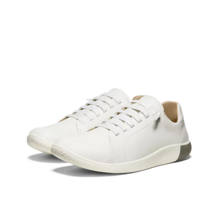 KEEN Leather | Shoes | Men's KNX Leather Sneaker   |  Star White/Star White