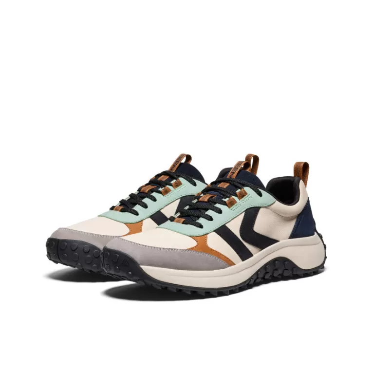 KEEN Leather | Shoes | Men's KS86 Leather Sneaker   |  Granite Green/Curry