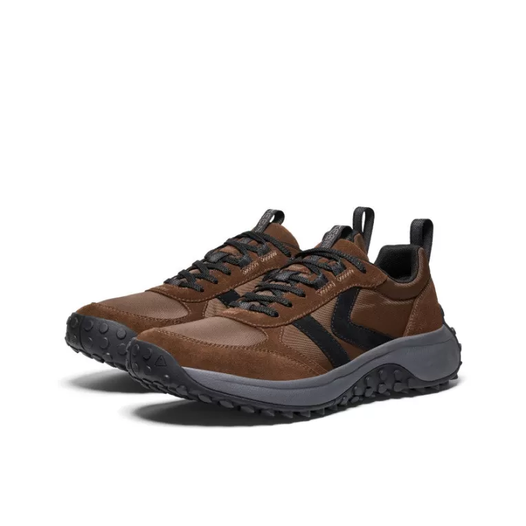 KEEN Leather | Shoes | Men's KS86 Sneaker   |  Dark Earth/Black