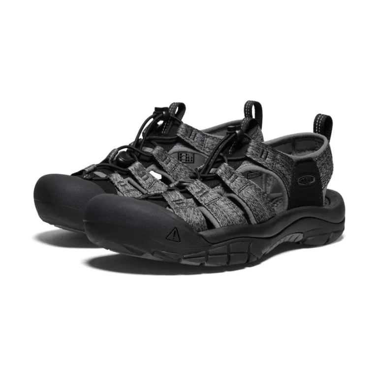 KEEN Sandals | Men's Newport H2 Sandal   |  Black/Steel Grey