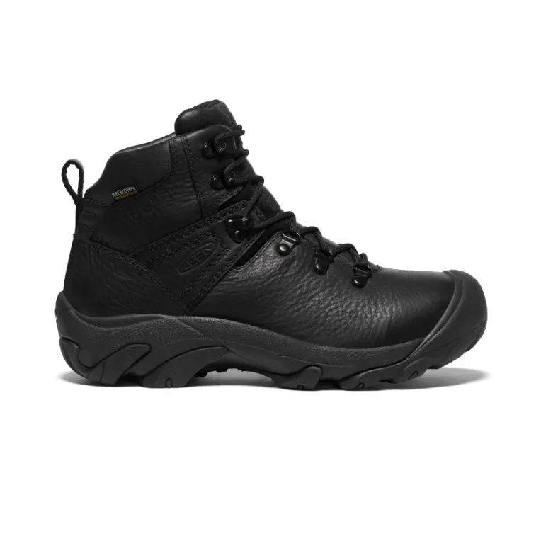 KEEN Leather | Boots | Men's Pyrenees Waterproof Hiking Boot   |  Black/Legion Blue