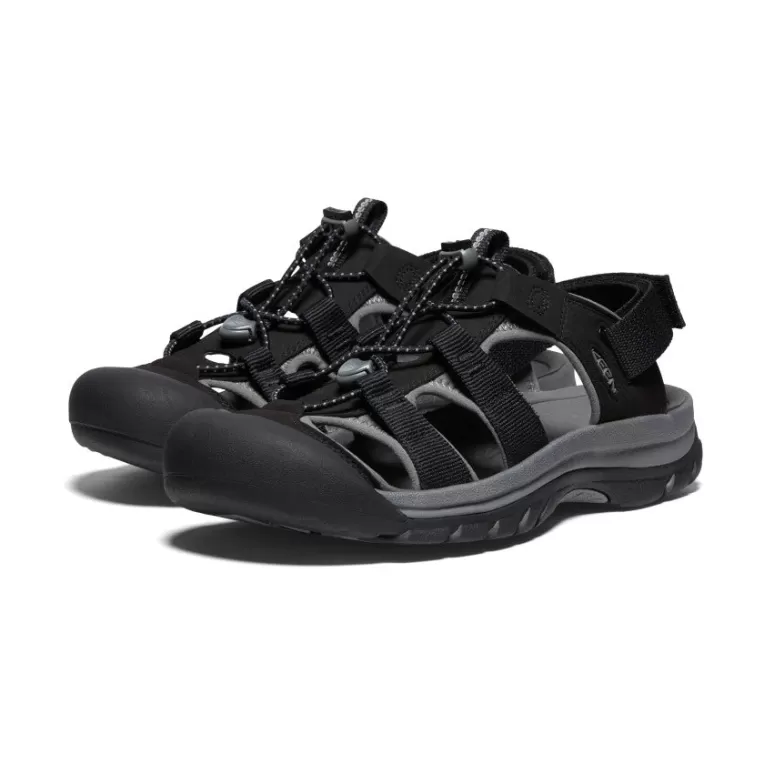 KEEN Sandals | Men's Rapids H2 Sandal   |  Black/Steel Grey
