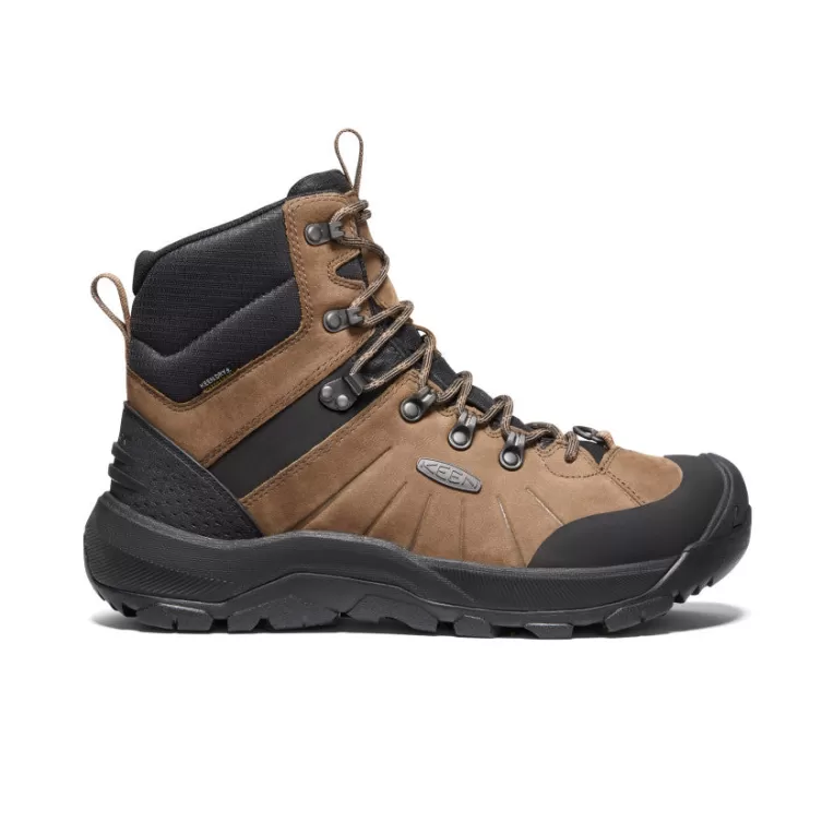 KEEN Leather | Boots | Men's Revel IV Polar Waterproof Boot   |  Dark Earth/Caramel Cafe