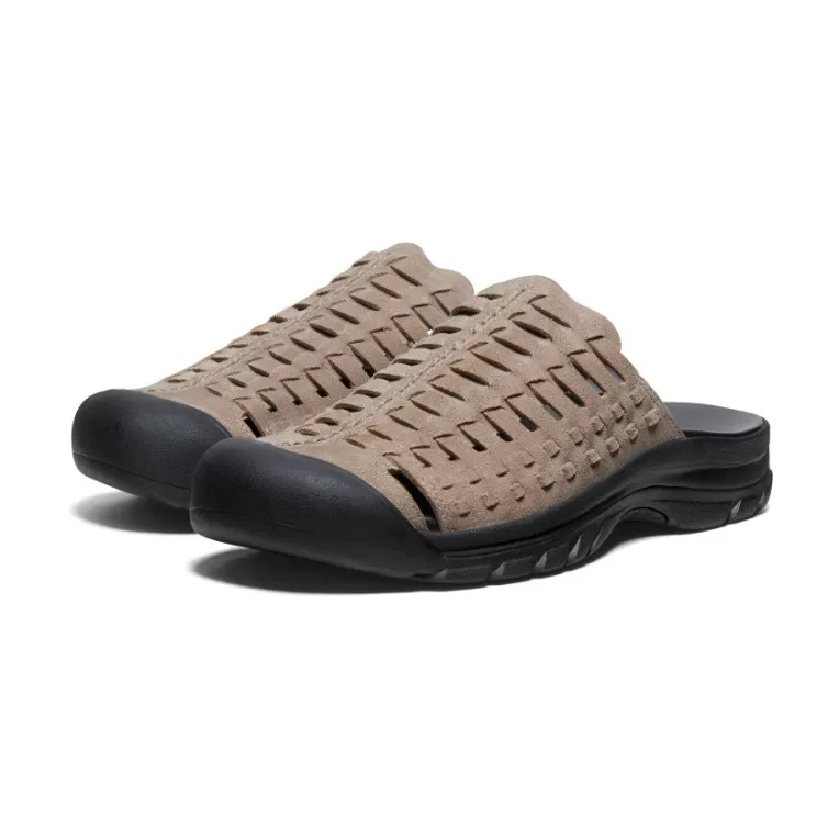 KEEN Leather | Sandals | Men's San Juan II Sandal   |  Taupe Gray/Black