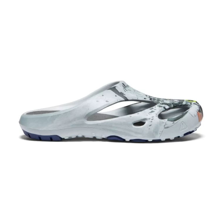 KEEN Slip-on | Men's Shanti Arts Clog x PGu0026AK   |  Silver Birch/Blue Depths