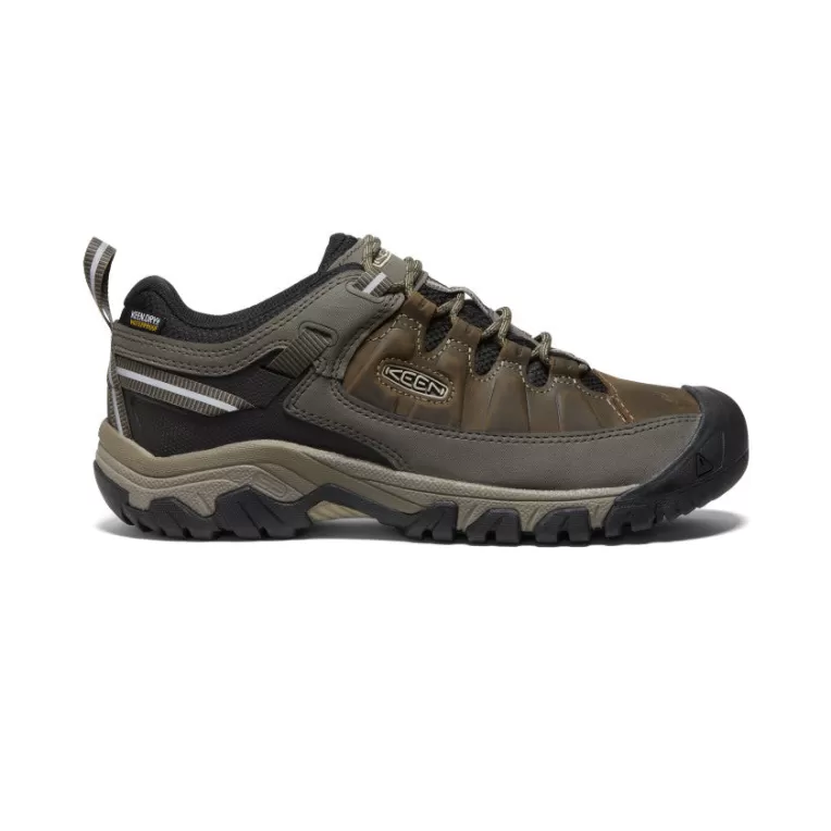 KEEN Leather | Shoes | Men's Targhee III Waterproof   |  Bungee Cord/Black