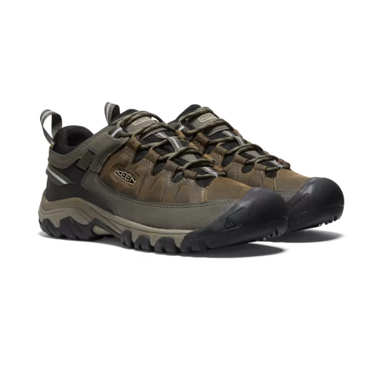 KEEN Leather | Shoes | Men's Targhee III Waterproof   |  Bungee Cord/Black
