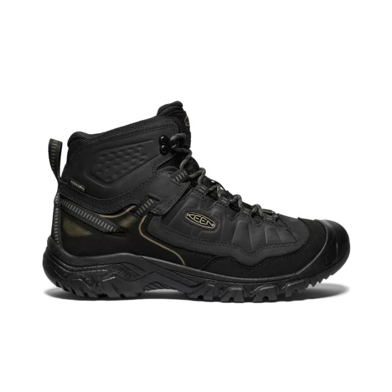 KEEN Leather | Boots | Men's Targhee IV Waterproof Hiking Boot   |  Triple Black