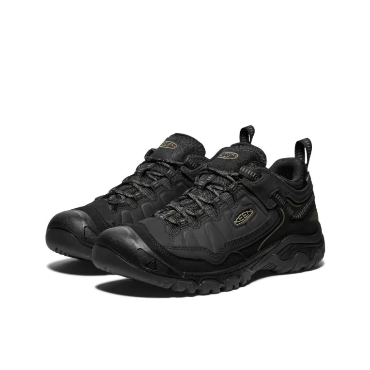 KEEN Leather | Shoes | Men's Targhee IV Waterproof Hiking Shoe   |  Triple Black
