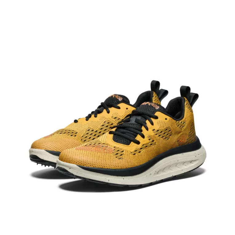 KEEN Shoes | Men's WK400 Walking Shoe   |  Golden Spice/Gold Flame