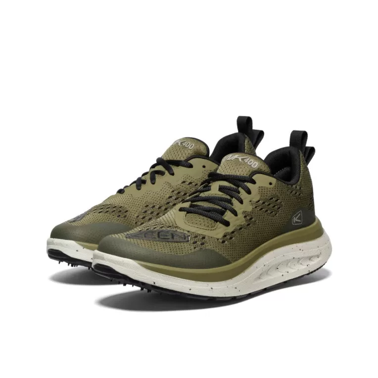 KEEN Shoes | Men's WK400 Walking Shoe   |  Martini Olive/Black