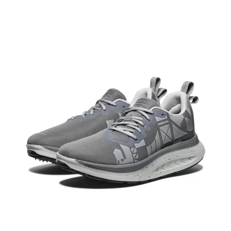 KEEN Shoes | Men's WK400 Walking Shoe x Engineered Garments   |  Alloy/Steel Grey