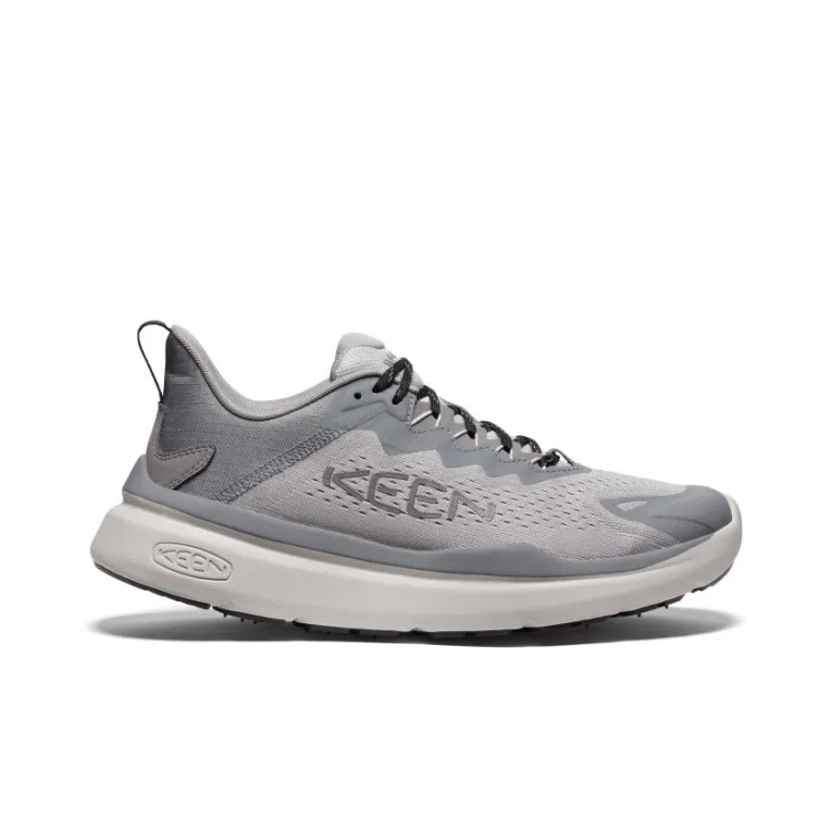 KEEN Shoes | Men's WK450 Walking Shoe   |  Alloy/Steel Grey