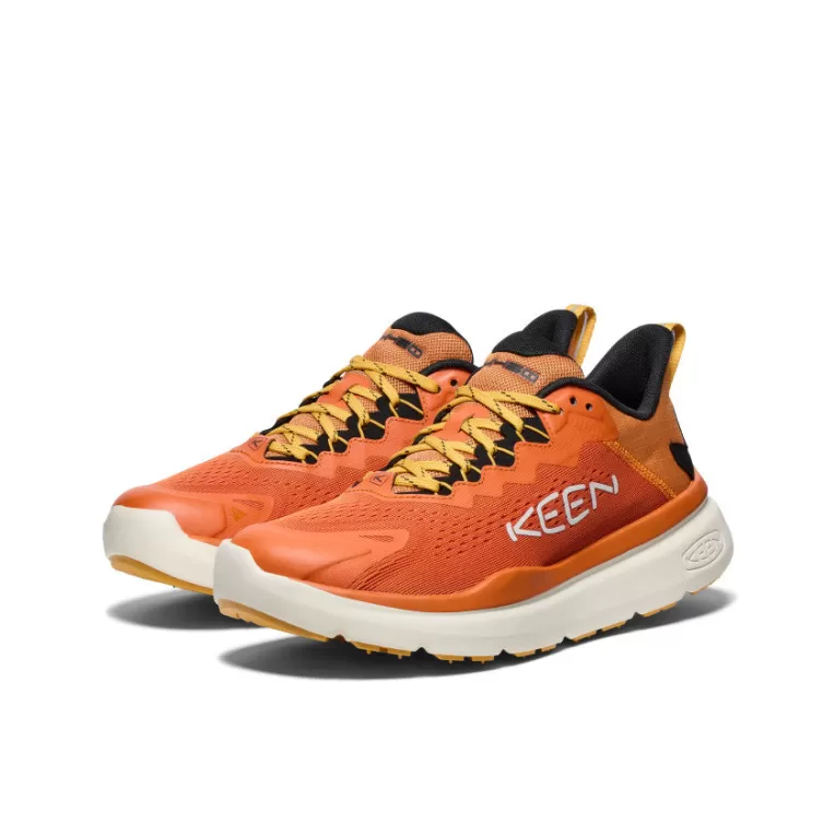 KEEN Shoes | Men's WK450 Walking Shoe   |  Gold Flame/Golden Spice