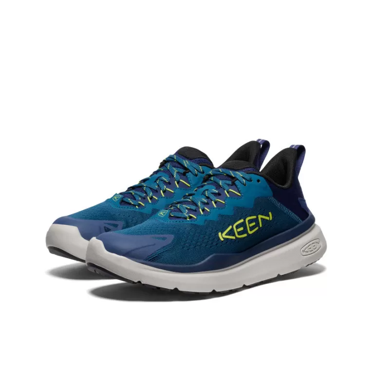 KEEN Shoes | Men's WK450 Walking Shoe   |  Legion Blue/Evening Primrose