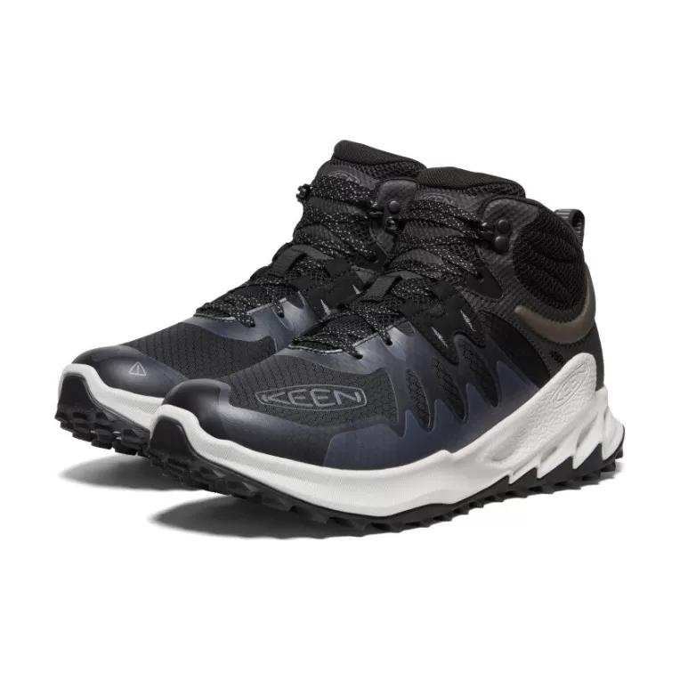 KEEN Boots | Men's Zionic Waterproof Hiking Boot   |  Black/Steel Grey