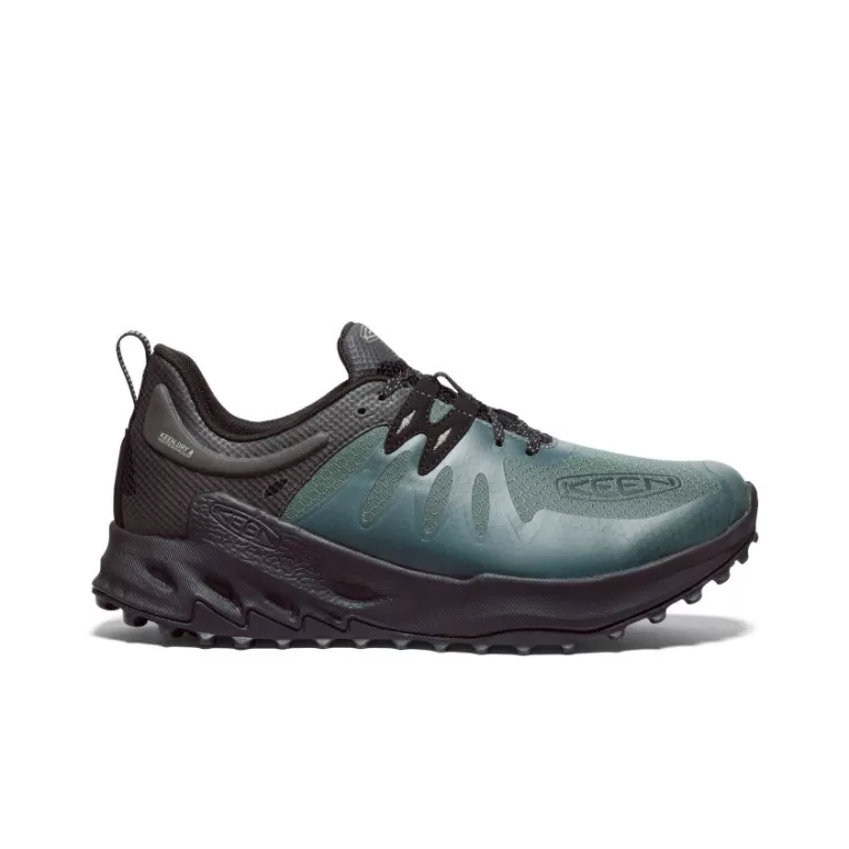 KEEN Shoes | Men's Zionic Waterproof Hiking Shoe   |  Dark Forest/Black