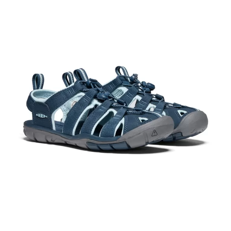 Women KEEN Sandals | Women's Clearwater CNX Sandal   |  Navy/Blue Glow