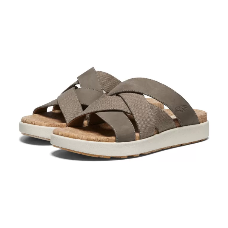 Women KEEN Leather | Sandals | Women's Elle Mixed Slide   |  