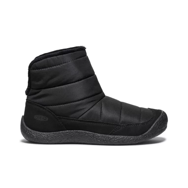 Women KEEN Boots | Women's Howser Fold Down    |  Triple Black/Black