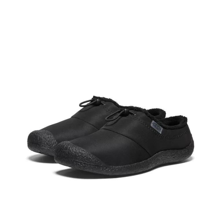 Women KEEN Slip-on | Women's Howser III Slide   |  Black Smooth Nylon