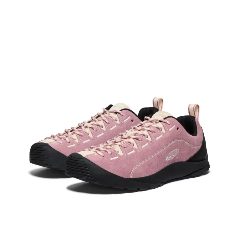 Women KEEN Leather | Shoes | Women's Jasper Suede Sneakers   |  Nostalgia Rose/Birch
