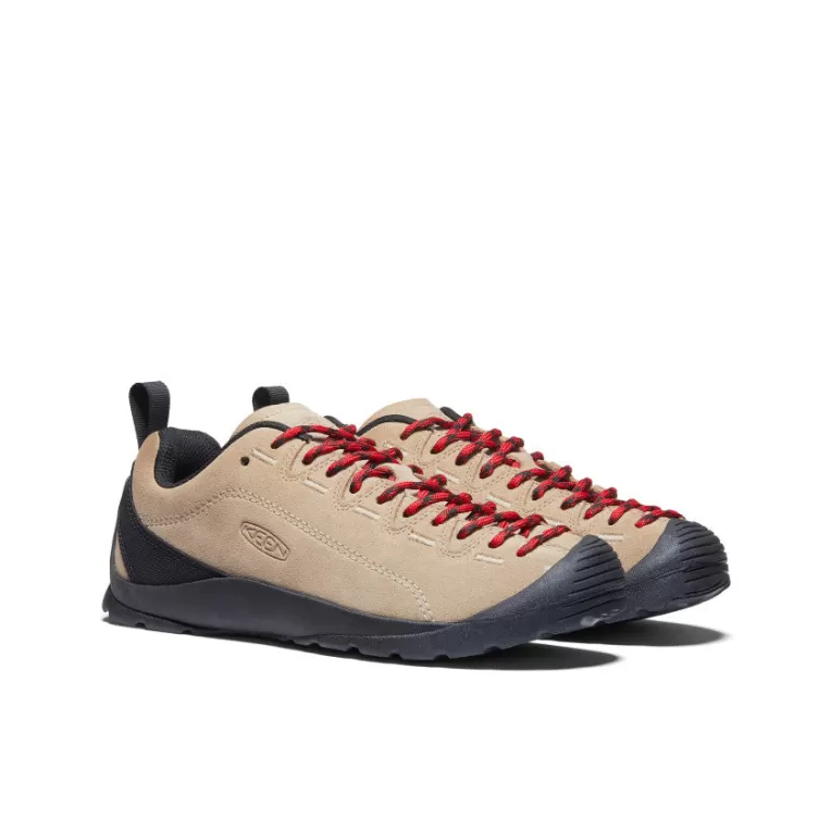 Women KEEN Leather | Shoes | Women's Jasper Suede Sneakers   |  Silver Mink