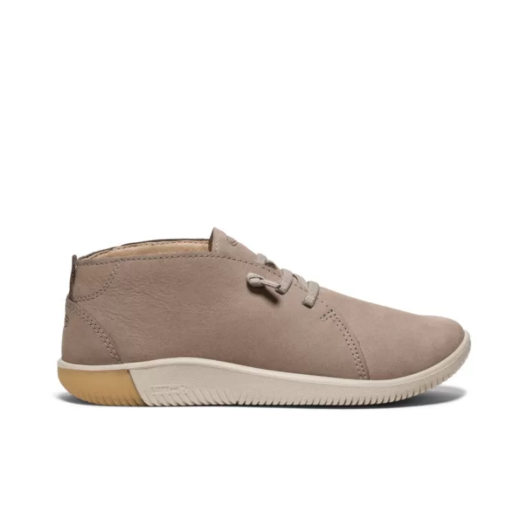 Women KEEN Leather | Boots | Women's KNX Chukka   |  Brindle/Plaza Taupe