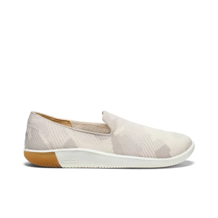 Women KEEN Slip-on | Women's KNX Knit Slip-On   |  Silver Lining/Birch