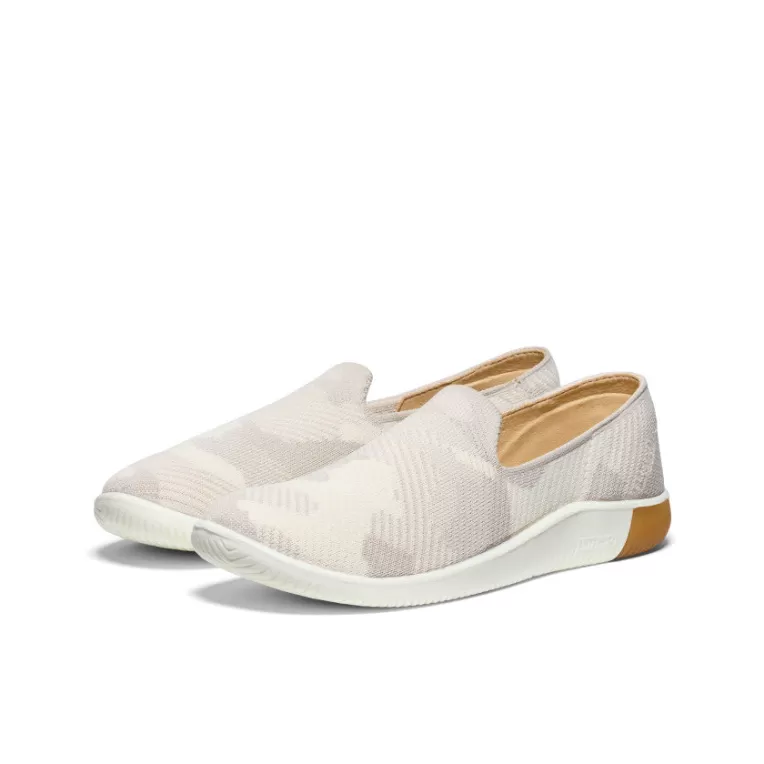 Women KEEN Slip-on | Women's KNX Knit Slip-On   |  Silver Lining/Birch