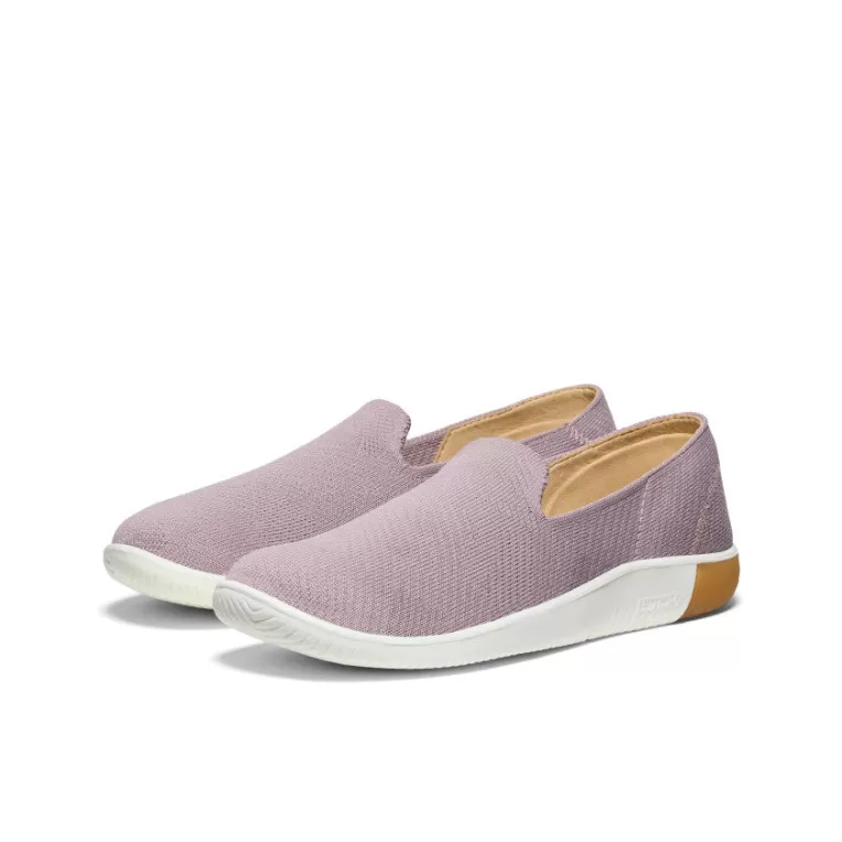 Women KEEN Slip-on | Women's KNX Knit Slip-On   |  Toadstool/Cameo Rose