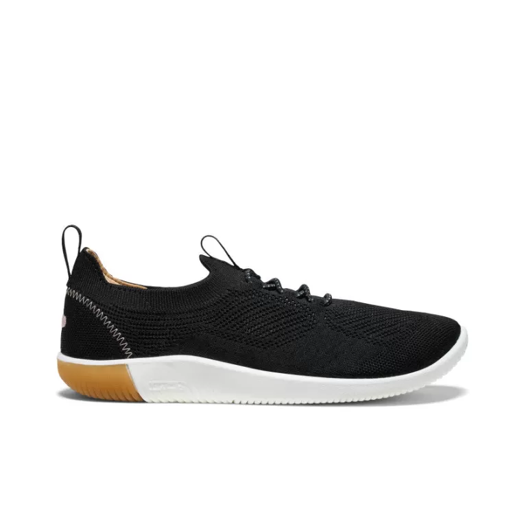Women KEEN Shoes | Women's KNX Knit Sneaker   |  Black/Star White