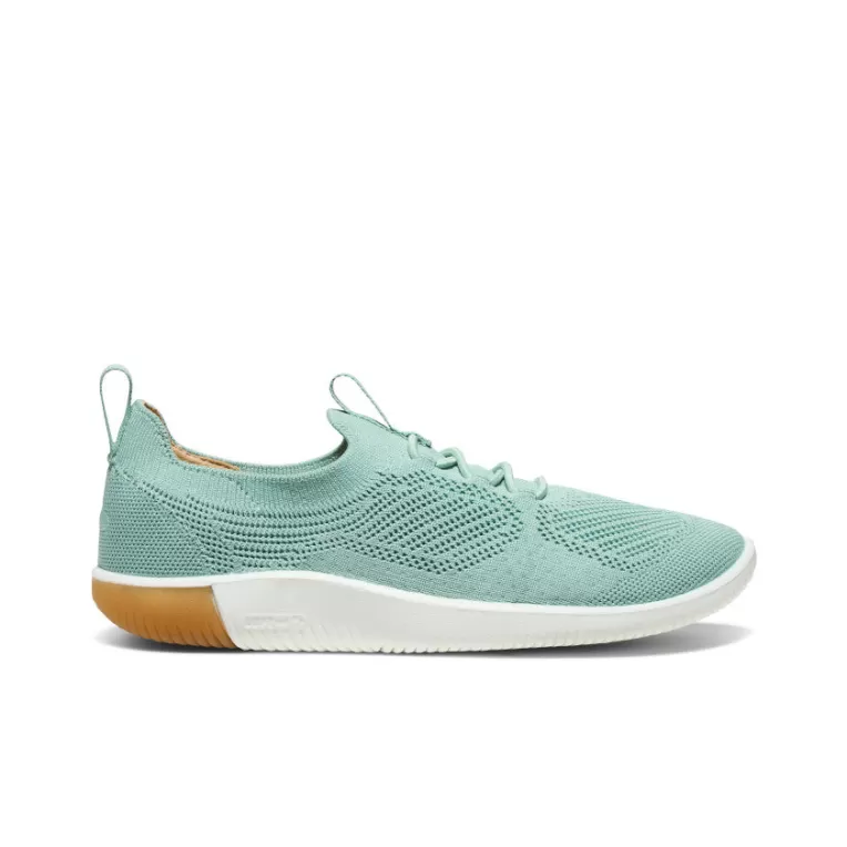 Women KEEN Shoes | Women's KNX Knit Sneaker   |  Granite Green/Lichen