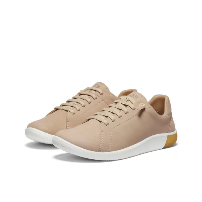 Women KEEN Leather | Shoes | Women's KNX Leather Sneaker   |  Safari/Star White