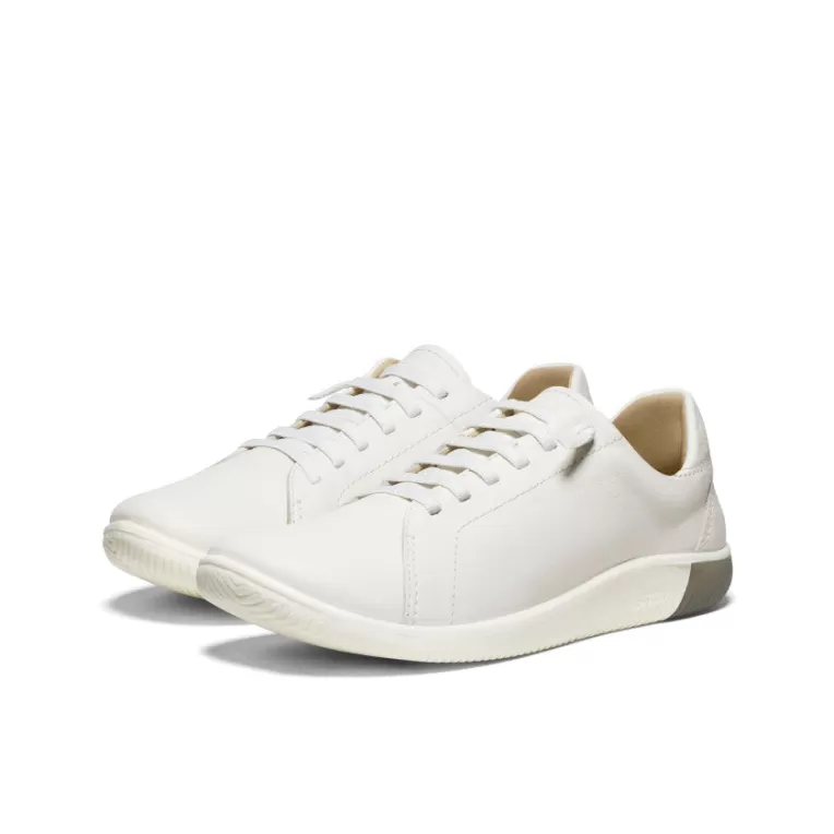 Women KEEN Leather | Shoes | Women's KNX Leather Sneaker   |  Star White/Star White