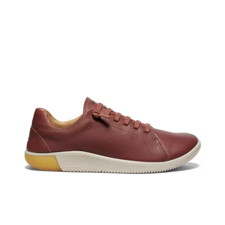 Women KEEN Leather | Shoes | Women's KNX Leather Sneaker   |  Tortoise Shell/Plaza Taupe