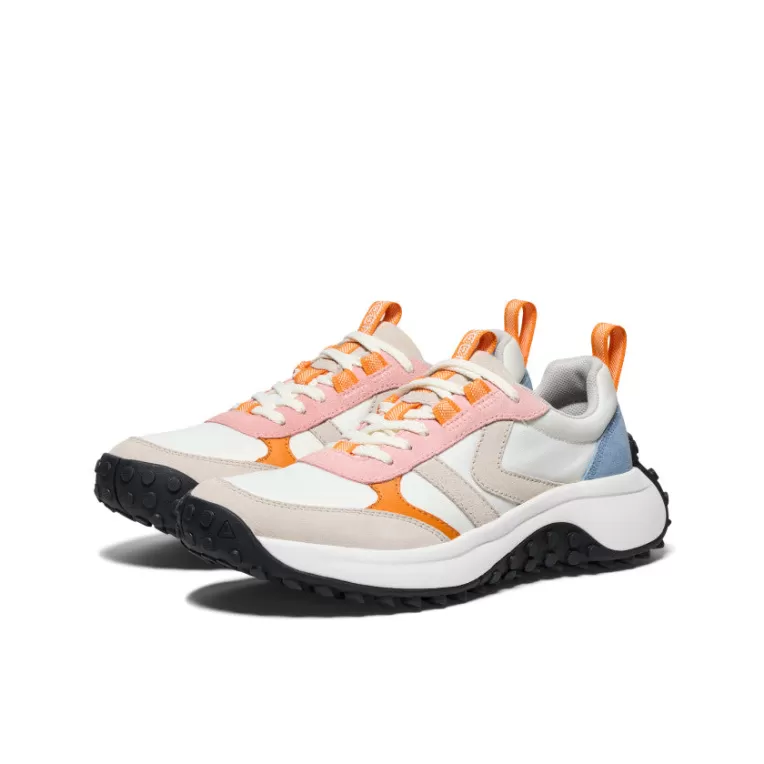 Women KEEN Leather | Shoes | Women's KS86 Sneaker   |  Zephyr/Orange Pepper