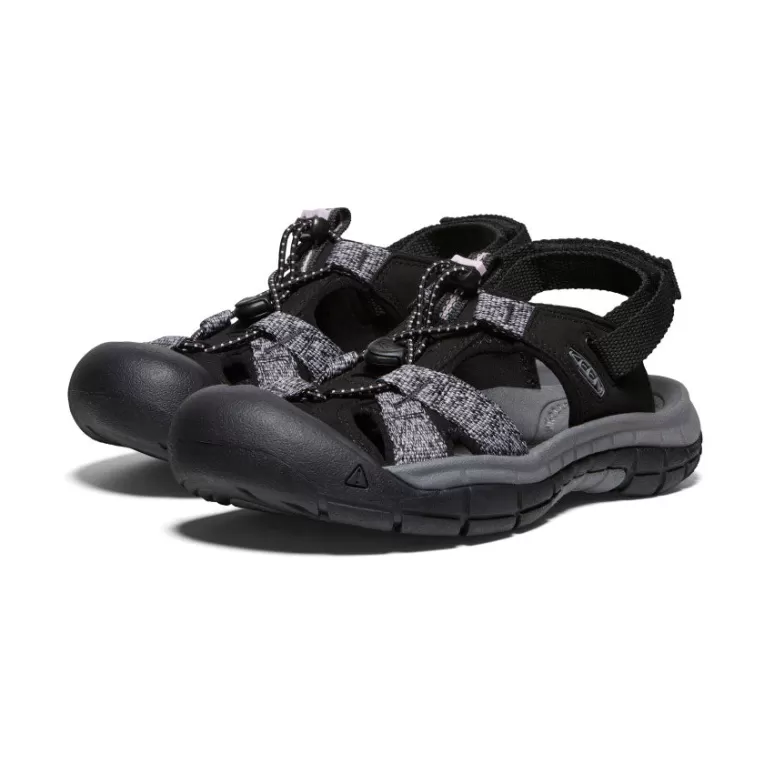 Women KEEN Sandals | Women's Ravine H2 Sandal   |  Black/Dawn Pink